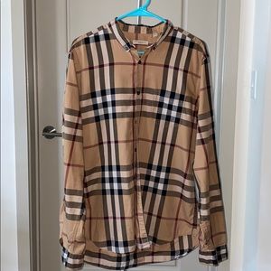 Burberry Long Sleeve Collared Shirt!
